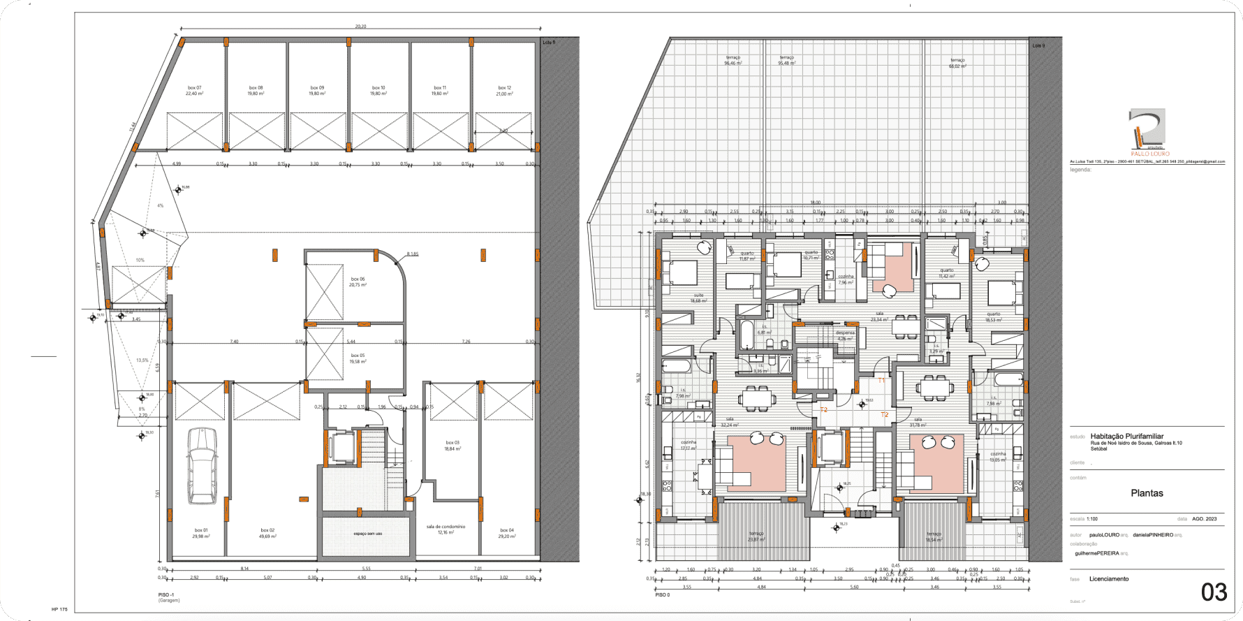 Garage and First floor